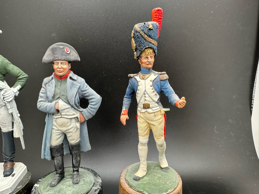 Hand Painted Metal Tin Miniature Military Figurines Toy Soldiers By Dr. David D. Michaels 4.5H [Photo 8]