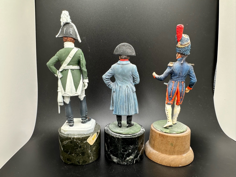 Hand Painted Metal Tin Miniature Military Figurines Toy Soldiers By Dr. David D. Michaels 4.5H [Photo 10]