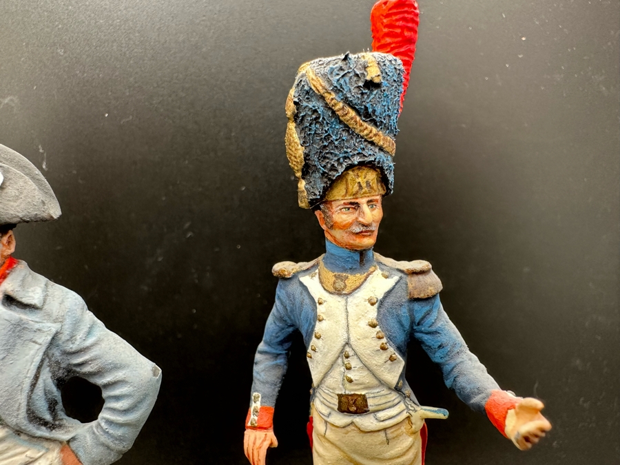 Hand Painted Metal Tin Miniature Military Figurines Toy Soldiers By Dr. David D. Michaels 4.5H [Photo 9]