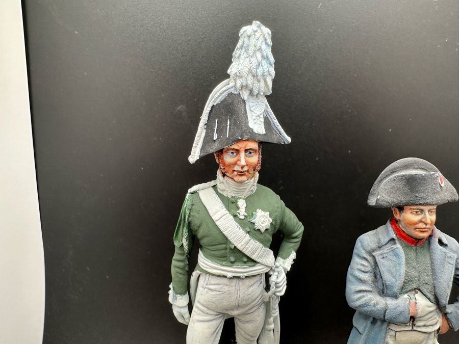 Hand Painted Metal Tin Miniature Military Figurines Toy Soldiers By Dr. David D. Michaels 4.5H [Photo 6]