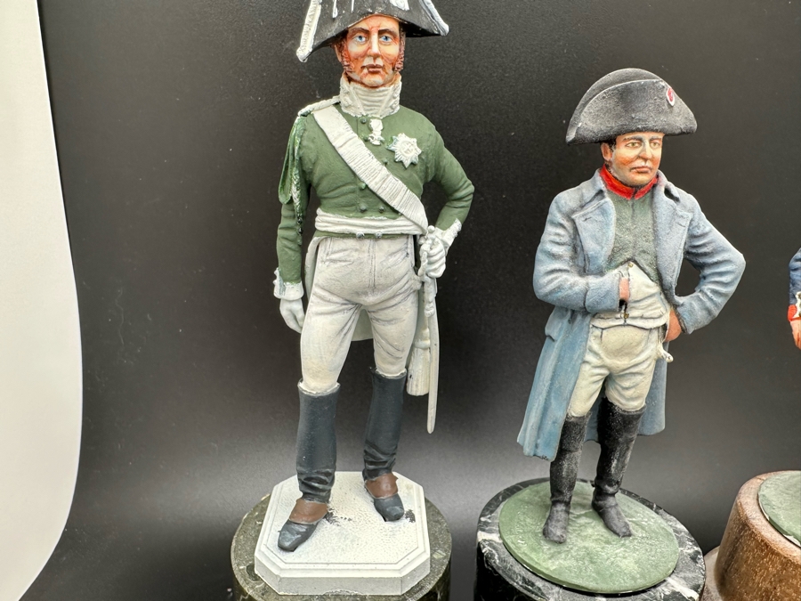 Hand Painted Metal Tin Miniature Military Figurines Toy Soldiers By Dr. David D. Michaels 4.5H [Photo 7]