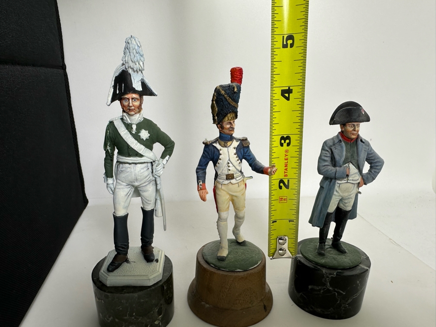 Hand Painted Metal Tin Miniature Military Figurines Toy Soldiers By Dr. David D. Michaels 4.5H [Photo 13]