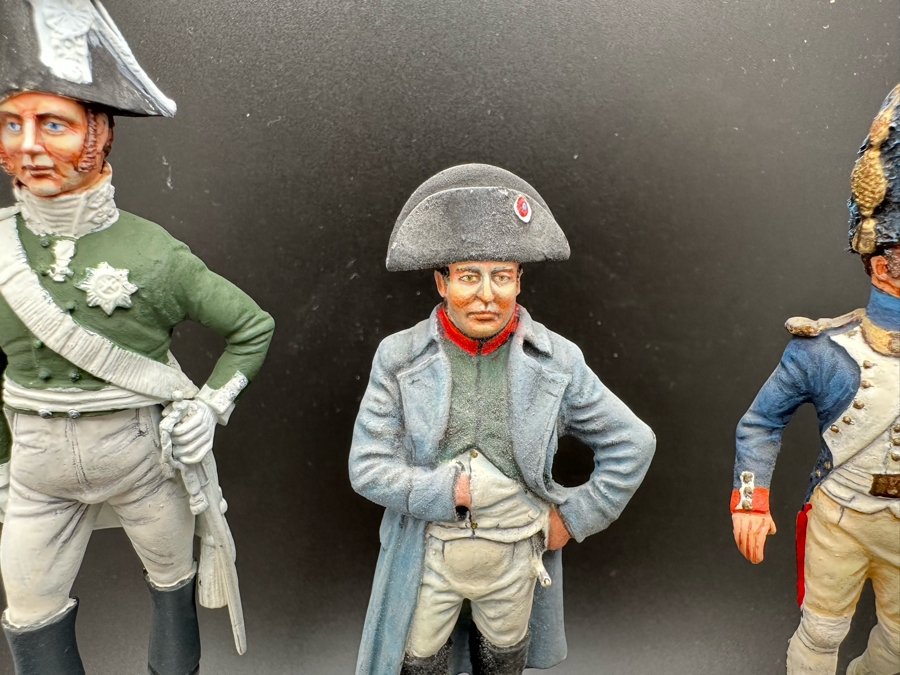Hand Painted Metal Tin Miniature Military Figurines Toy Soldiers By Dr. David D. Michaels 4.5H [Photo 5]