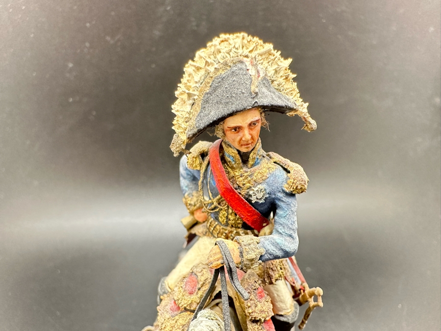 Hand Painted Historex Plastic Miniature Military Figurine Berthier Toy Soldier On Horse By Dr. David D. Michaels 5W X 5.5H [Photo 10]