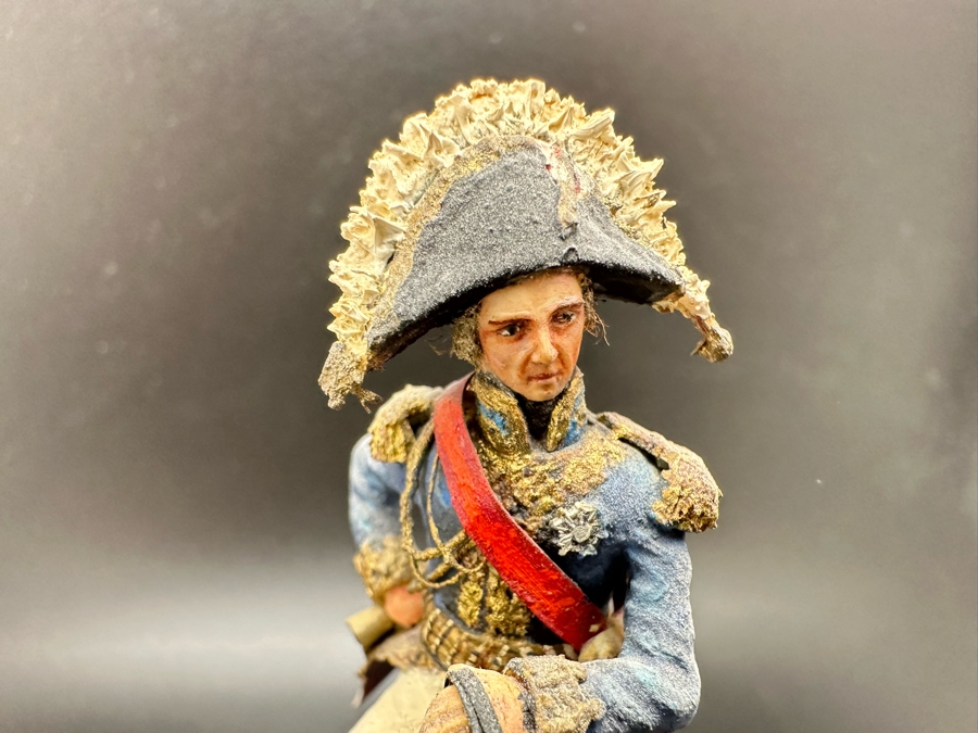 Hand Painted Historex Plastic Miniature Military Figurine Berthier Toy Soldier On Horse By Dr. David D. Michaels 5W X 5.5H [Photo 11]