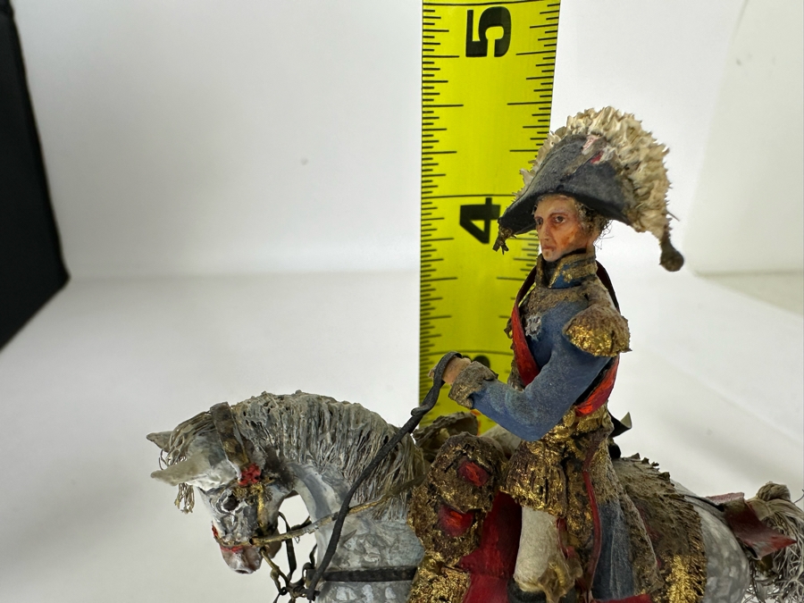 Hand Painted Historex Plastic Miniature Military Figurine Berthier Toy Soldier On Horse By Dr. David D. Michaels 5W X 5.5H [Photo 21]