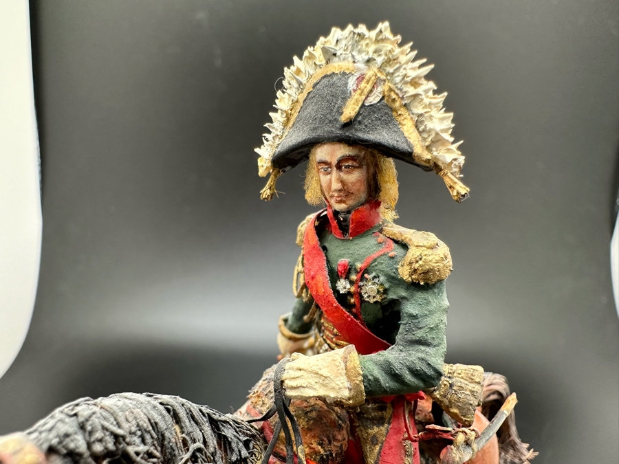 Hand Painted Historex Plastic Miniature Military Figurine Bessieres Toy Soldier On Horse By Dr. David D. Michaels 5W X 5.5H [Photo 9]