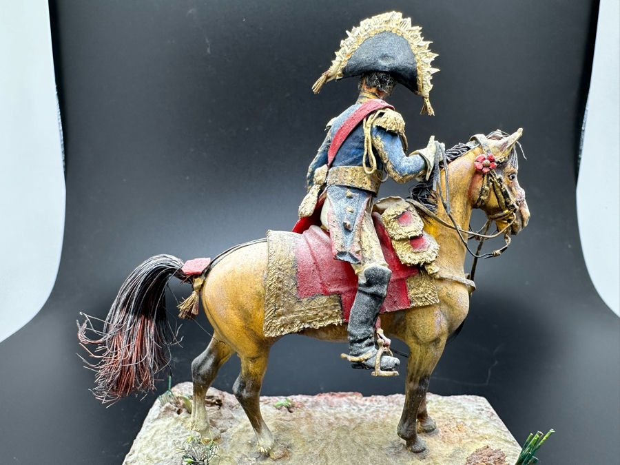 Hand Painted Historex Plastic Miniature Military Figurine Soult Toy Soldier On Horse By Dr. David D. Michaels 5W X 5.5H [Photo 9]