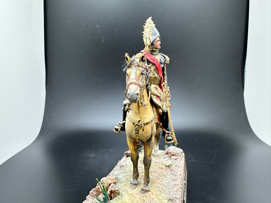 Hand Painted Historex Plastic Miniature Military Figurine Soult Toy Soldier On Horse By Dr. David D. Michaels 5W X 5.5H [Photo 7]