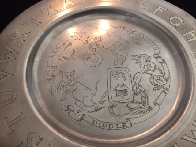 Child's WM A Rogers Silverplate Plate and Bowl Hey Diddle Diddle [Photo 2]