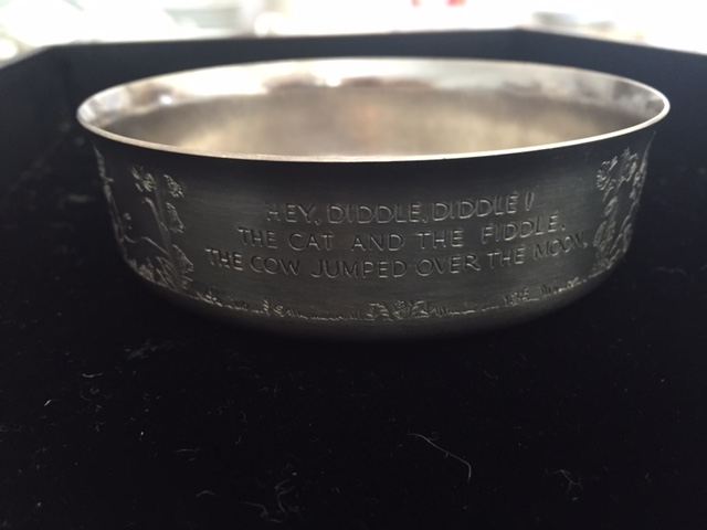 Child's WM A Rogers Silverplate Plate and Bowl Hey Diddle Diddle [Photo 8]