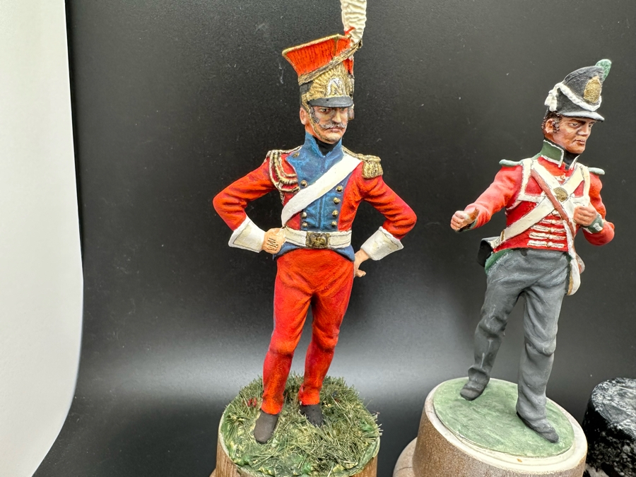 Hand Painted Metal Tin Miniature Military Figurines Toy Soldiers By Dr. David D. Michaels (One Unpainted Figurine) 4.5H [Photo 5]