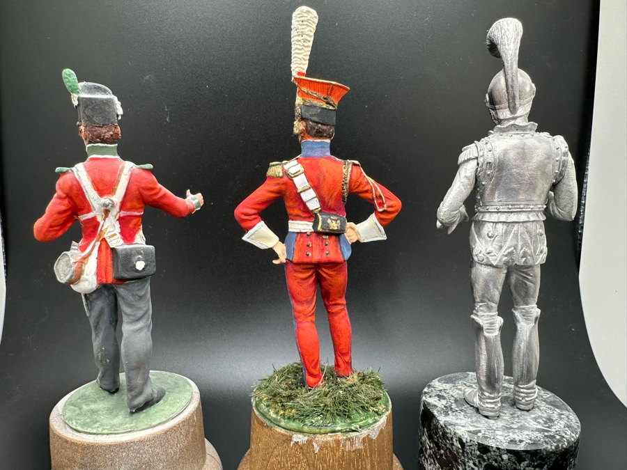 Hand Painted Metal Tin Miniature Military Figurines Toy Soldiers By Dr. David D. Michaels (One Unpainted Figurine) 4.5H [Photo 12]