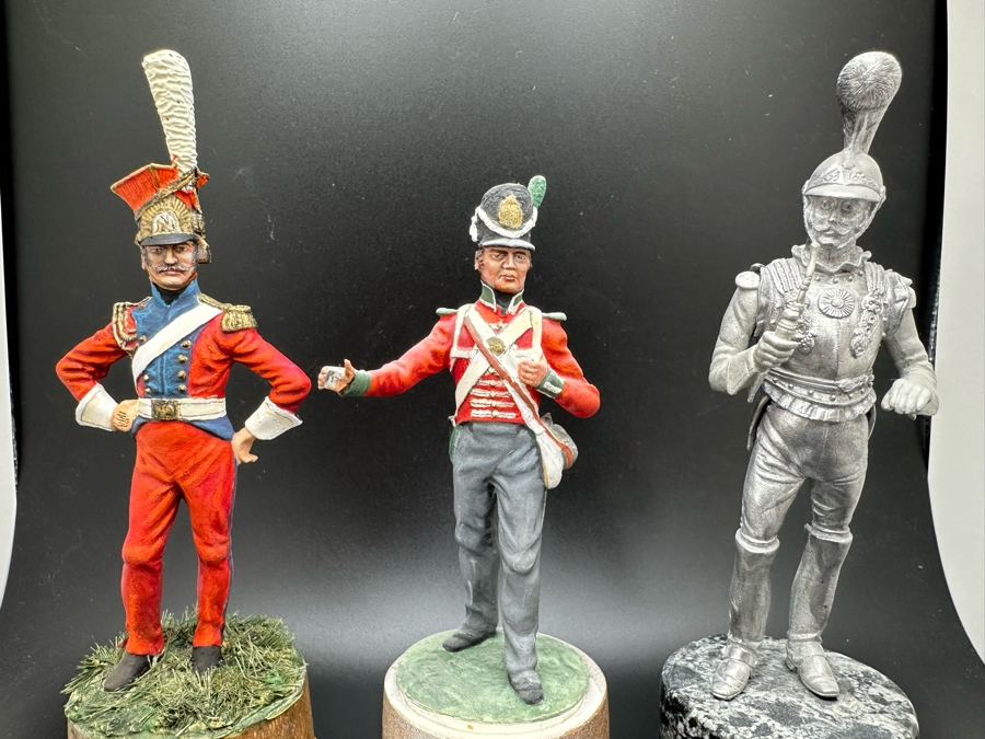 Hand Painted Metal Tin Miniature Military Figurines Toy Soldiers By Dr. David D. Michaels (One Unpainted Figurine) 4.5H [Photo 3]