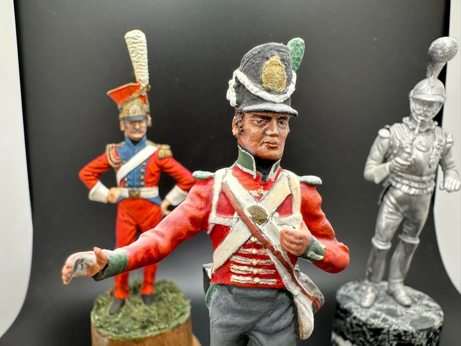 Hand Painted Metal Tin Miniature Military Figurines Toy Soldiers By Dr. David D. Michaels (One Unpainted Figurine) 4.5H [Photo 7]