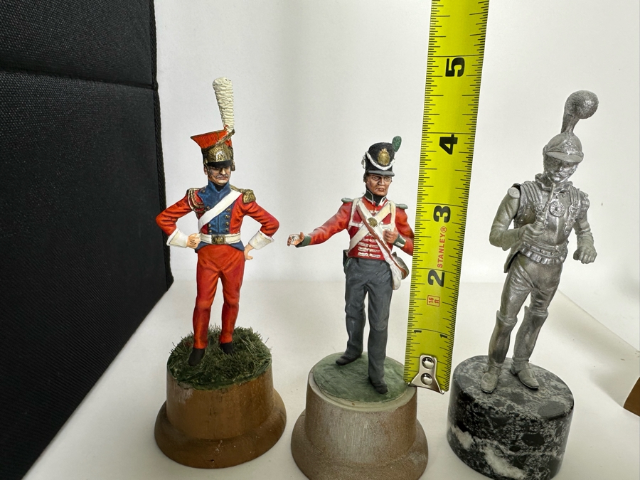 Hand Painted Metal Tin Miniature Military Figurines Toy Soldiers By Dr. David D. Michaels (One Unpainted Figurine) 4.5H [Photo 13]