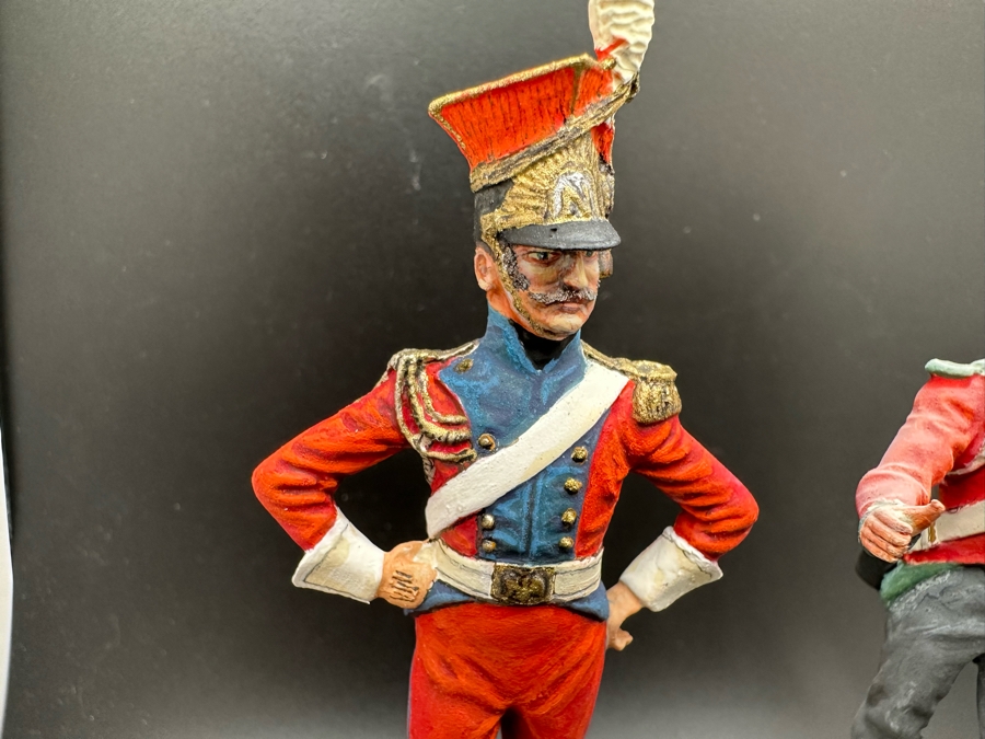 Hand Painted Metal Tin Miniature Military Figurines Toy Soldiers By Dr. David D. Michaels (One Unpainted Figurine) 4.5H [Photo 6]