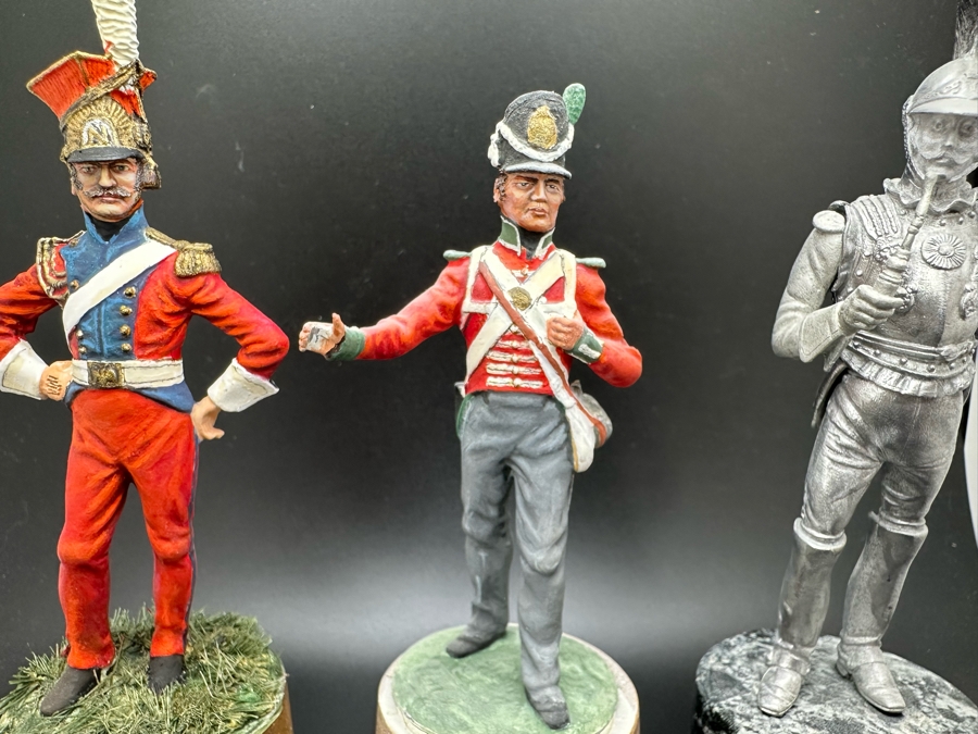 Hand Painted Metal Tin Miniature Military Figurines Toy Soldiers By Dr. David D. Michaels (One Unpainted Figurine) 4.5H [Photo 4]