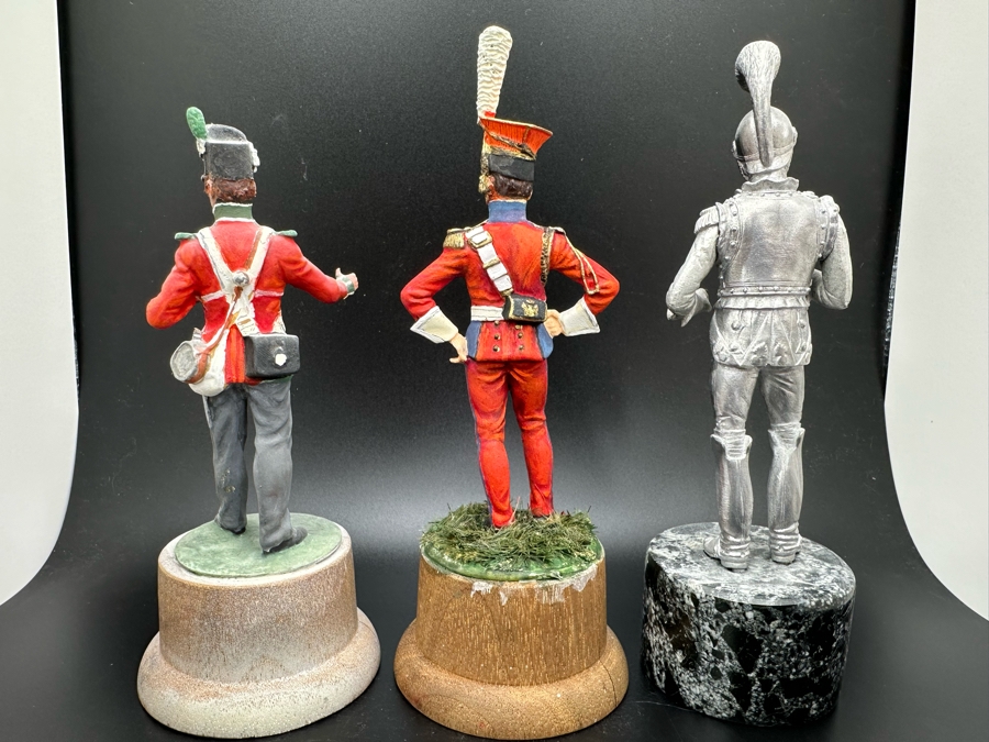 Hand Painted Metal Tin Miniature Military Figurines Toy Soldiers By Dr. David D. Michaels (One Unpainted Figurine) 4.5H [Photo 11]