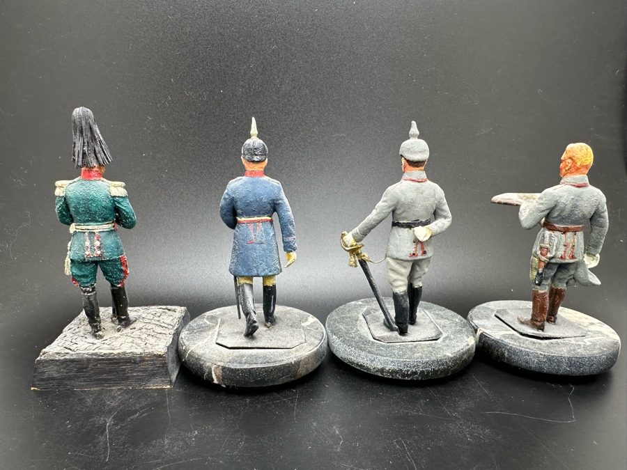 Hand Painted Metal Tin Miniature Military Figurines Toy Soldiers By Dr. David D. Michaels 2.75H [Photo 7]
