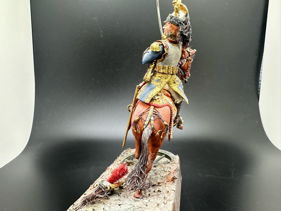 Hand Painted Historex Plastic Miniature Military Figurine Toy Soldier On Horse By Dr. David D. Michaels 4W X 2D X 5H [Photo 10]