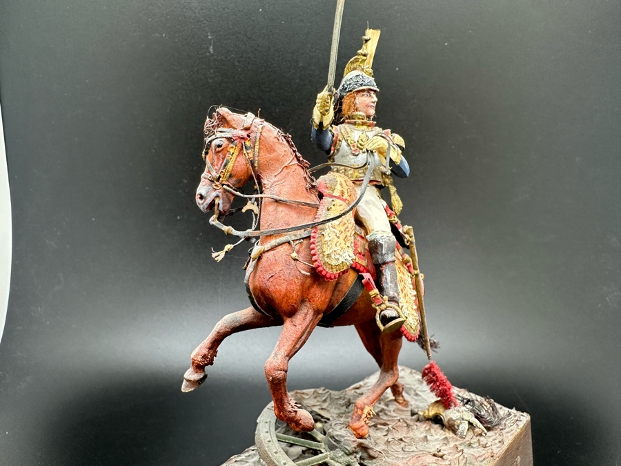 Hand Painted Historex Plastic Miniature Military Figurine Toy Soldier On Horse By Dr. David D. Michaels 4W X 2D X 5H [Photo 6]