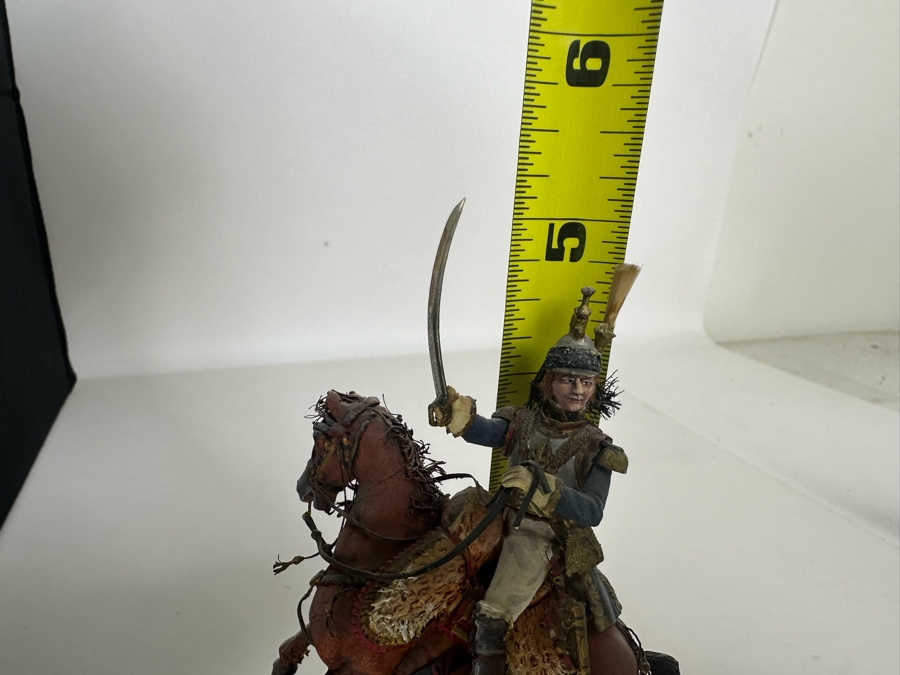 Hand Painted Historex Plastic Miniature Military Figurine Toy Soldier On Horse By Dr. David D. Michaels 4W X 2D X 5H [Photo 13]