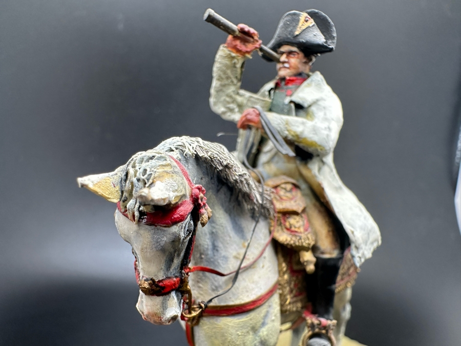 Hand Painted Historex Plastic Miniature Military Figurine Toy Soldier On Horse By Dr. David D. Michaels 4H [Photo 7]
