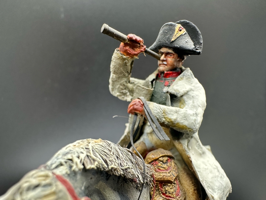 Hand Painted Historex Plastic Miniature Military Figurine Toy Soldier On Horse By Dr. David D. Michaels 4H [Photo 8]
