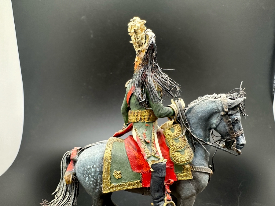 Hand Painted Historex Plastic Miniature Military Figurine Toy Soldier On Horse By Dr. David D. Michaels 4.5H [Photo 9]