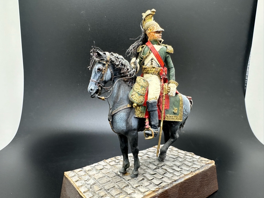 Hand Painted Historex Plastic Miniature Military Figurine Toy Soldier On Horse By Dr. David D. Michaels 4.5H [Photo 7]