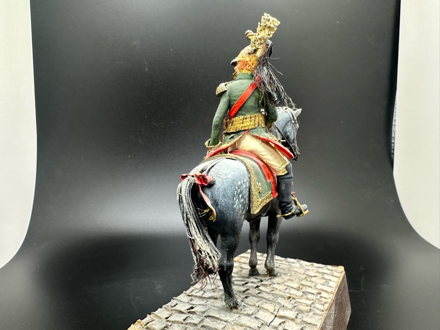 Hand Painted Historex Plastic Miniature Military Figurine Toy Soldier On Horse By Dr. David D. Michaels 4.5H [Photo 10]