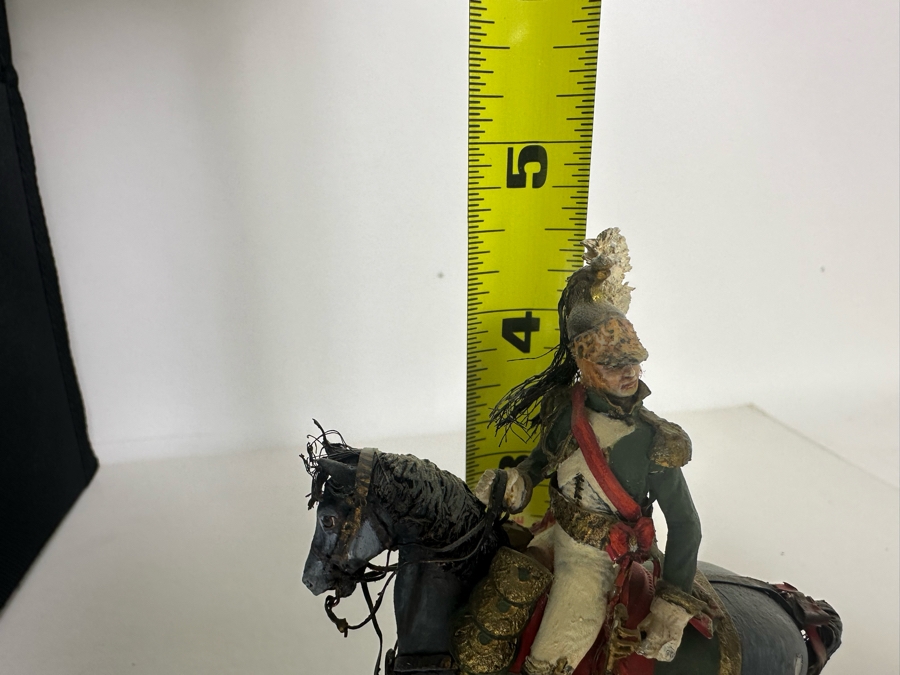 Hand Painted Historex Plastic Miniature Military Figurine Toy Soldier On Horse By Dr. David D. Michaels 4.5H [Photo 11]