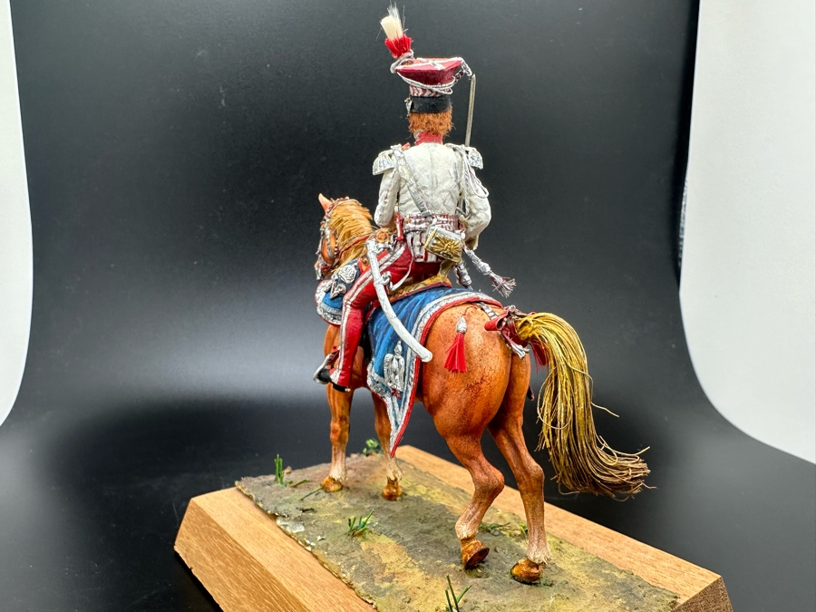 Hand Painted Historex Plastic Miniature Military Figurine Toy Soldier On Horse By Dr. David D. Michaels 4W X 3D X 4.5H [Photo 9]