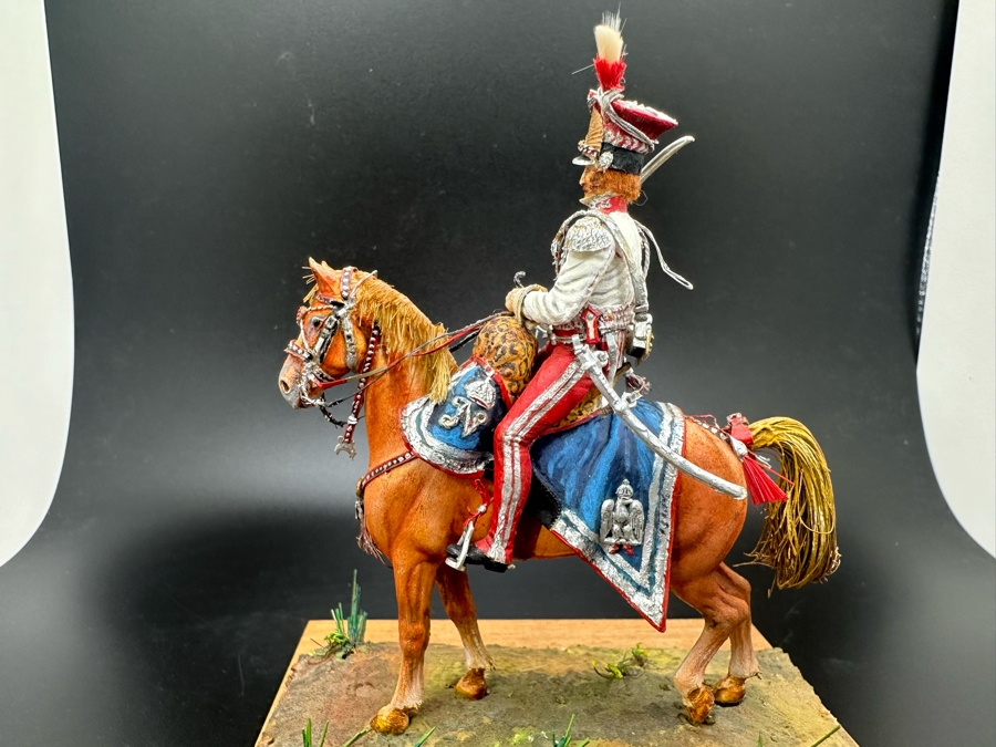 Hand Painted Historex Plastic Miniature Military Figurine Toy Soldier On Horse By Dr. David D. Michaels 4W X 3D X 4.5H [Photo 7]