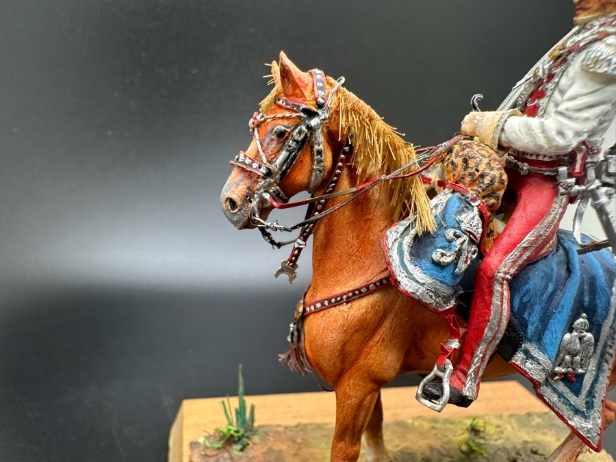 Hand Painted Historex Plastic Miniature Military Figurine Toy Soldier On Horse By Dr. David D. Michaels 4W X 3D X 4.5H [Photo 8]