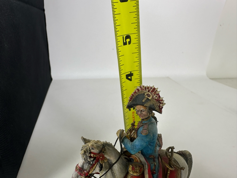 Hand Painted Historex Plastic Miniature Military Figurine Toy Soldier On Horse By Dr. David D. Michaels 4W X 3D X 4H [Photo 13]