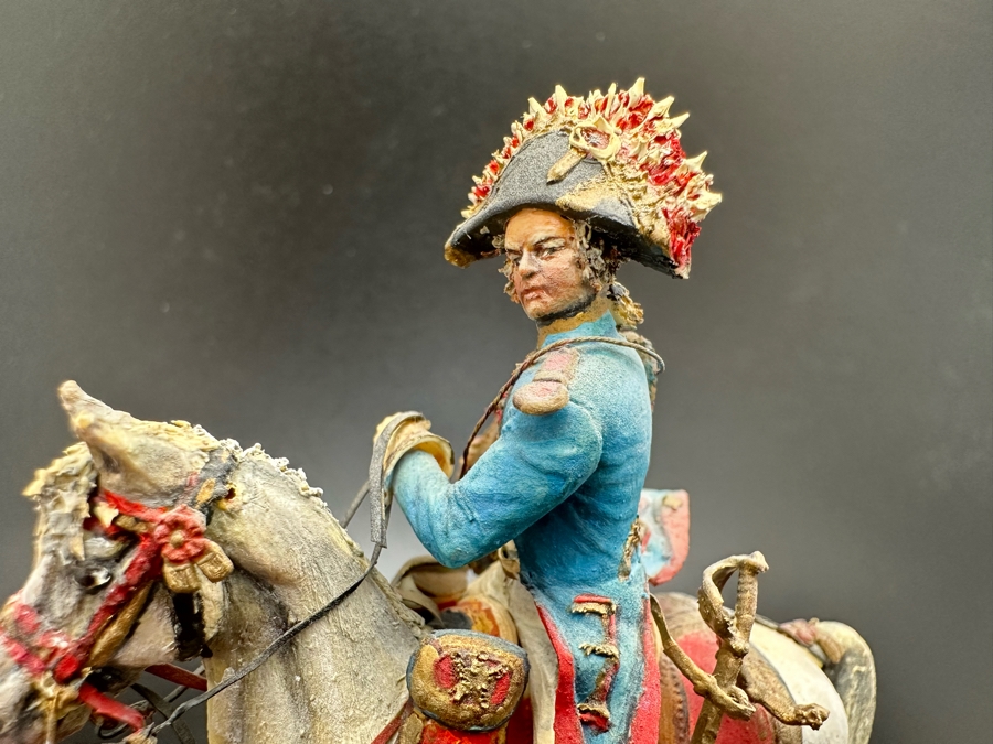 Hand Painted Historex Plastic Miniature Military Figurine Toy Soldier On Horse By Dr. David D. Michaels 4W X 3D X 4H [Photo 5]