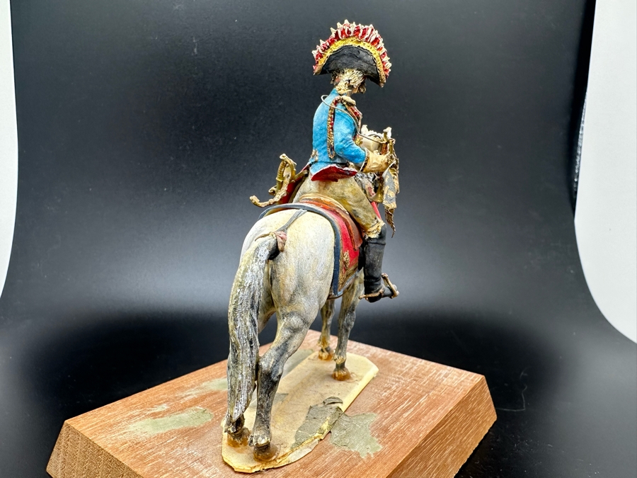 Hand Painted Historex Plastic Miniature Military Figurine Toy Soldier On Horse By Dr. David D. Michaels 4W X 3D X 4H [Photo 10]