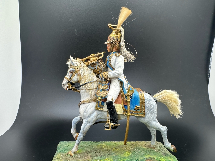 Hand Painted Historex Plastic Miniature Military Figurine Toy Soldier On Horse By Dr. David D. Michaels 4W X 2D X 5H [Photo 7]