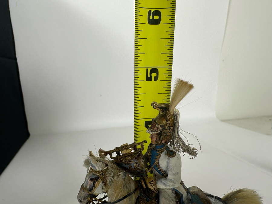 Hand Painted Historex Plastic Miniature Military Figurine Toy Soldier On Horse By Dr. David D. Michaels 4W X 2D X 5H [Photo 12]