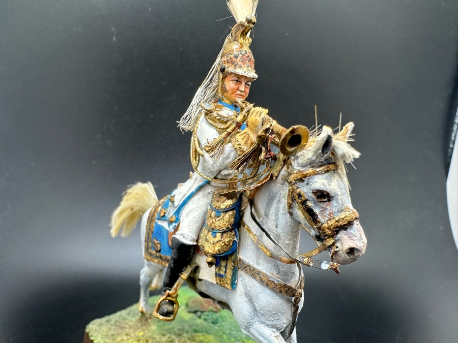 Hand Painted Historex Plastic Miniature Military Figurine Toy Soldier On Horse By Dr. David D. Michaels 4W X 2D X 5H [Photo 6]