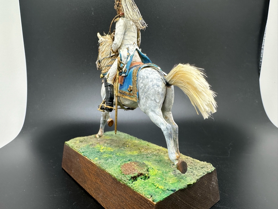 Hand Painted Historex Plastic Miniature Military Figurine Toy Soldier On Horse By Dr. David D. Michaels 4W X 2D X 5H [Photo 9]