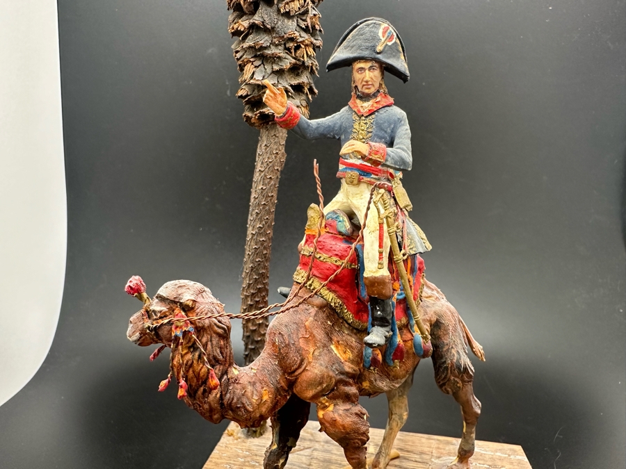Hand Painted Historex Plastic Miniature Military Figurine Toy Soldier On Camel By Dr. David D. Michaels 4W X 3D X 7H [Photo 4]