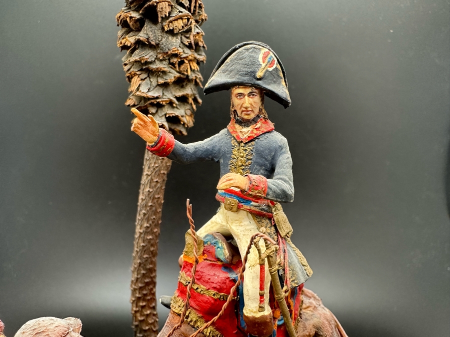Hand Painted Historex Plastic Miniature Military Figurine Toy Soldier On Camel By Dr. David D. Michaels 4W X 3D X 7H [Photo 5]