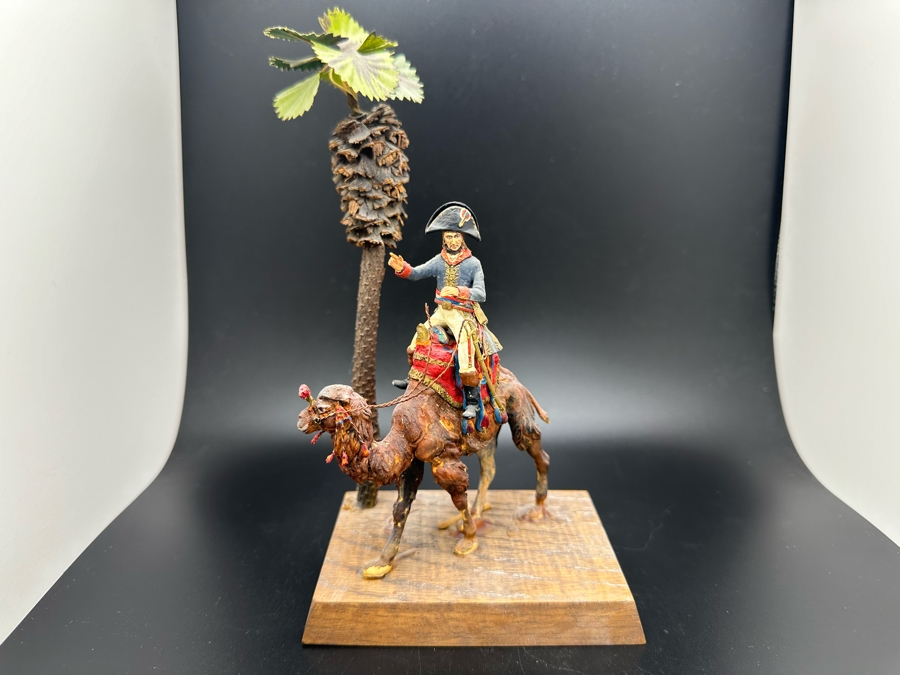 Hand Painted Historex Plastic Miniature Military Figurine Toy Soldier On Camel By Dr. David D. Michaels 4W X 3D X 7H [Photo 2]
