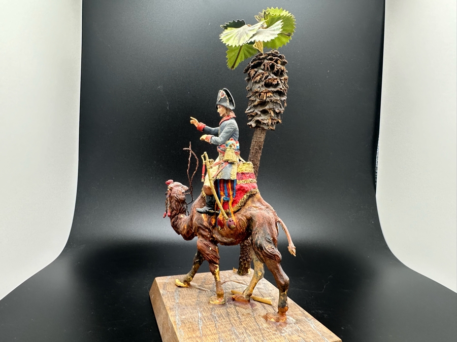 Hand Painted Historex Plastic Miniature Military Figurine Toy Soldier On Camel By Dr. David D. Michaels 4W X 3D X 7H [Photo 6]