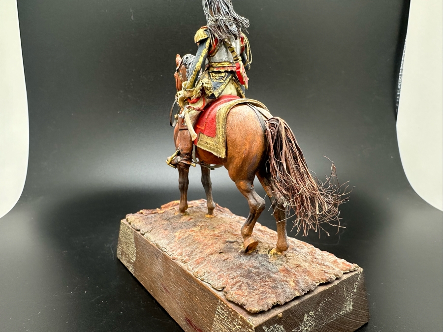 Hand Painted Historex Plastic Miniature Military Figurine Toy Soldier On Horse By Dr. David D. Michaels 4W X 2D X 5H [Photo 10]