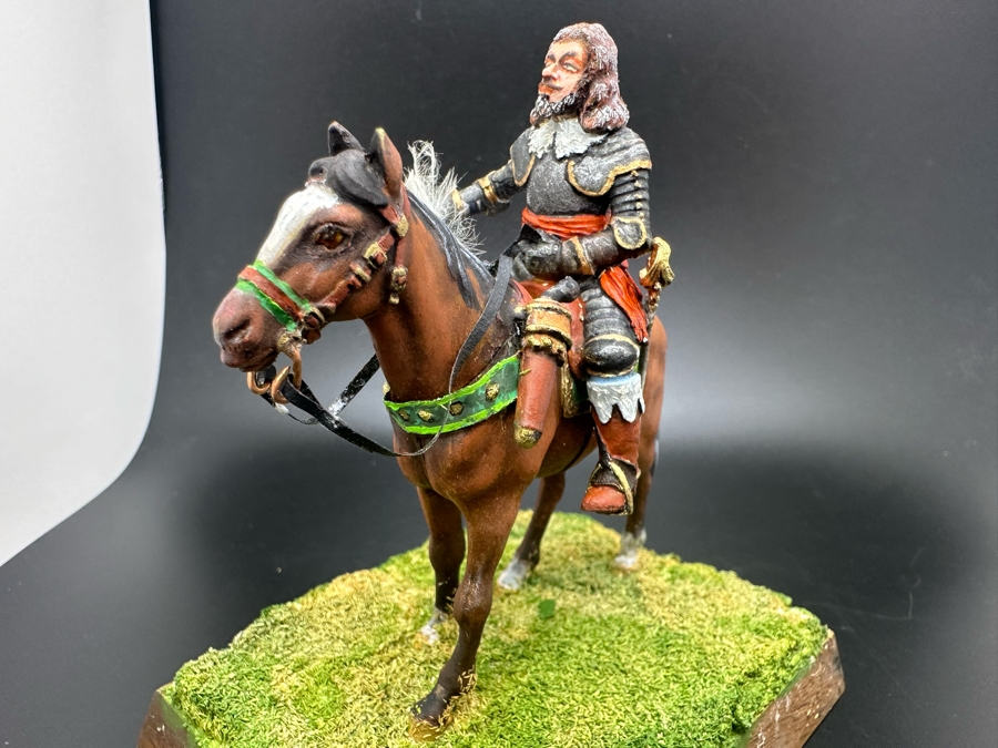 Hand Painted Metal Tin Miniature Military Figurine Toy Soldier With Horse By Dr. David D. Michaels 4W X 3D X 4H [Photo 7]