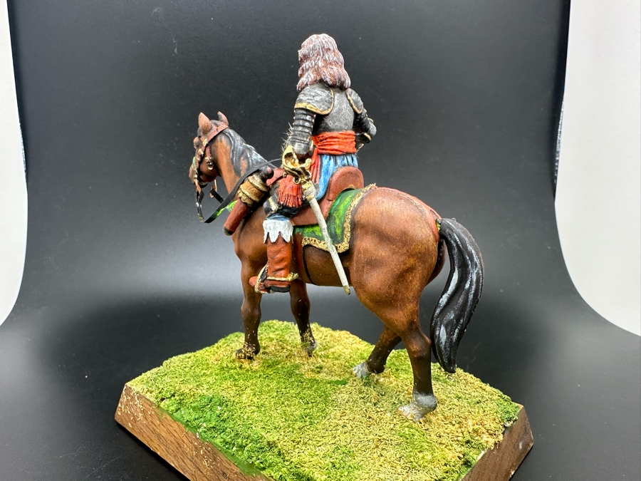 Hand Painted Metal Tin Miniature Military Figurine Toy Soldier With Horse By Dr. David D. Michaels 4W X 3D X 4H [Photo 9]